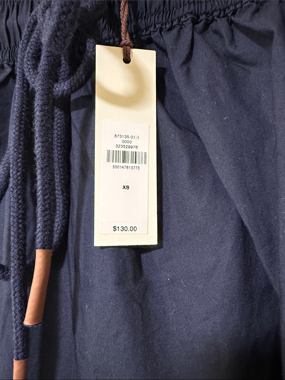 Banana Republic Navy Tiered Maxi Skirt with Drawstring Waist - Picture 3 of 7